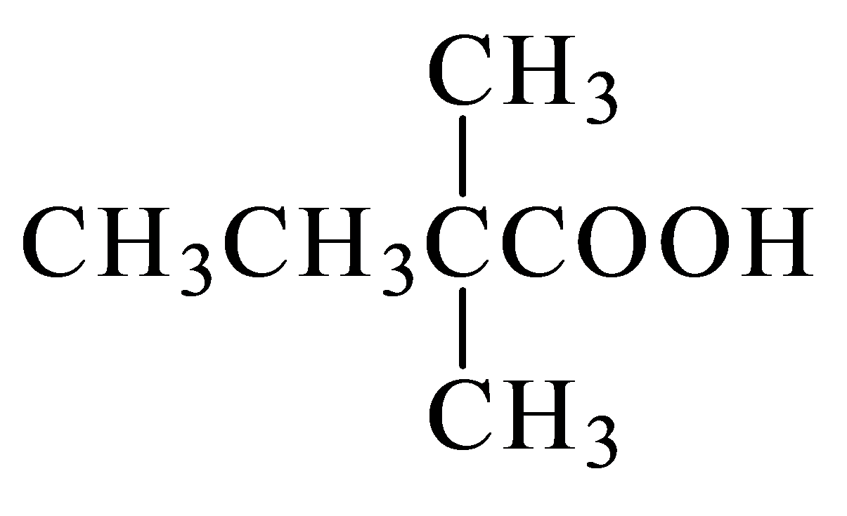 (二) 写出下列化合物的构造式:(1) 2,2-甲基丁酸 (2) 1-甲基环己基