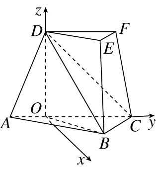 (2020·浙江)如图,在三棱台abc-def中,平面acfd⊥平面abc,∠acb=∠acd