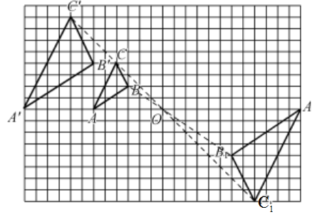 (2)∵bc=√5,b′c′=2√5, ∴bcbc=√52√5=12, 即△abc与△a′b