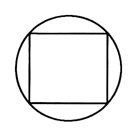 (2)在圆内画一个最大的正方形._百度教育